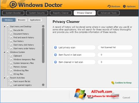 Screenshot Windows Doctor per Windows 7
