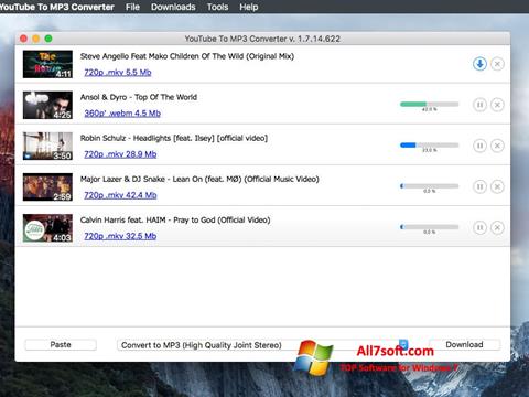 Screenshot Free YouTube to MP3 Converter per Windows 7