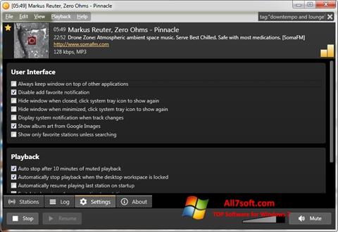 Screenshot Screamer Radio per Windows 7