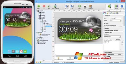 Screenshot XWidget per Windows 7