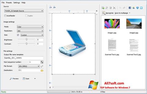 Screenshot WinScan2PDF per Windows 7