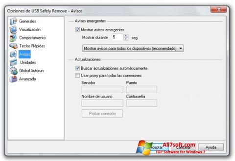 Screenshot USB Safely Remove per Windows 7