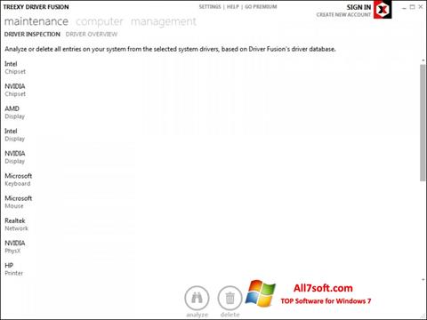 Screenshot Driver Fusion per Windows 7