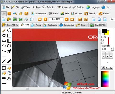 Screenshot PDF Reader per Windows 7