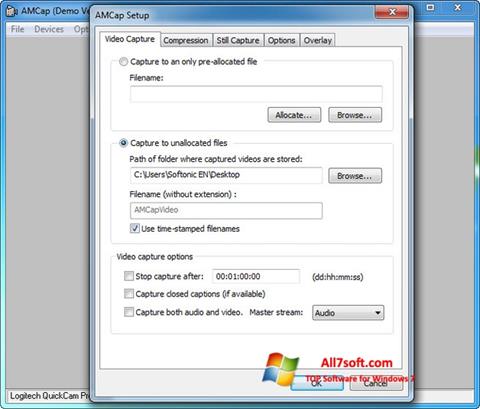 Screenshot AMCap per Windows 7