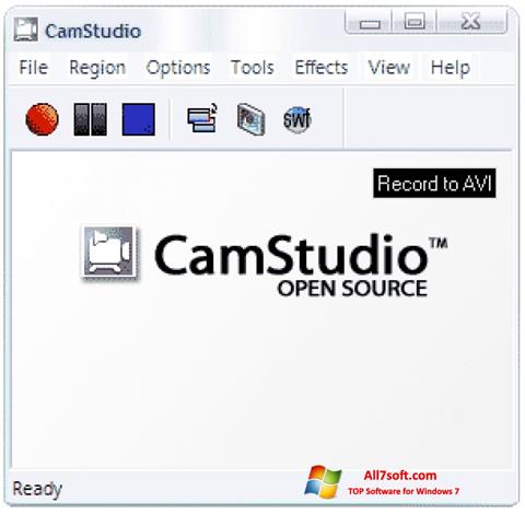 Screenshot CamStudio per Windows 7