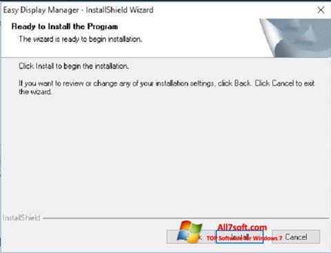 Screenshot Easy Display Manager per Windows 7