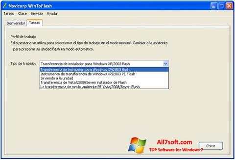 Screenshot WinToFlash per Windows 7