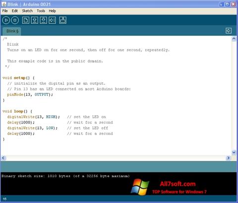 Screenshot Arduino per Windows 7