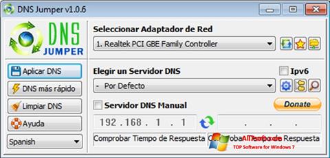 Screenshot DNS Jumper per Windows 7