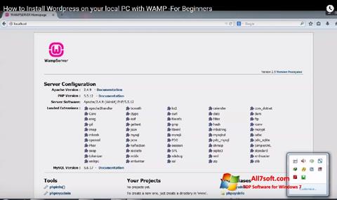 Screenshot WampServer per Windows 7