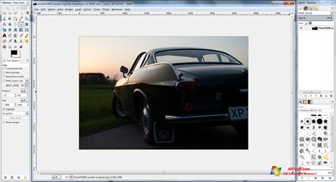 Screenshot GIMP per Windows 7