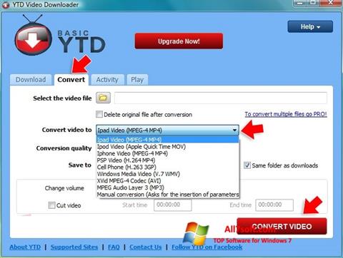 Screenshot YTD Video Downloader per Windows 7