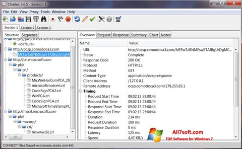 Screenshot Charles per Windows 7