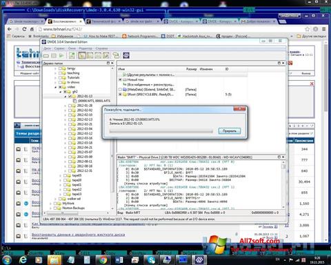 Screenshot DMDE per Windows 7