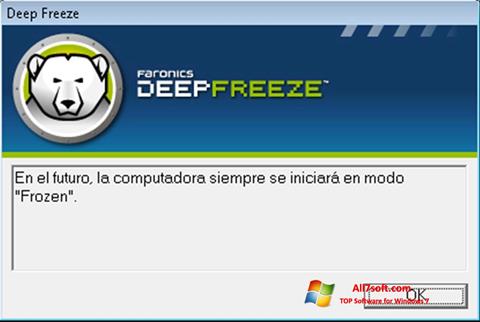 Screenshot Deep Freeze per Windows 7