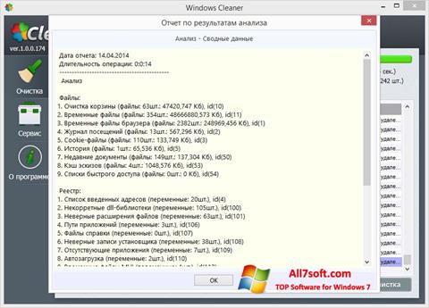 Screenshot WindowsCleaner per Windows 7