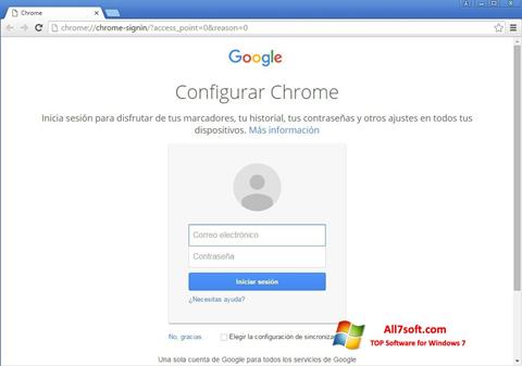 Screenshot Google Chrome Canary per Windows 7