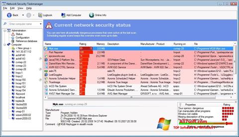 Screenshot Security Task Manager per Windows 7