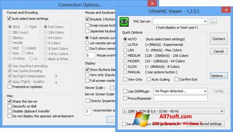 Screenshot UltraVNC per Windows 7