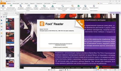 Screenshot Foxit Reader per Windows 7