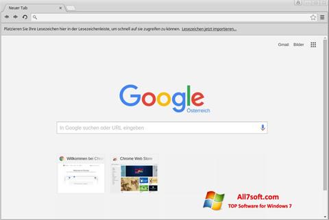 Screenshot Google Chrome per Windows 7