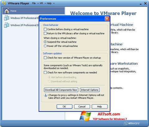 windows 7 vmware player