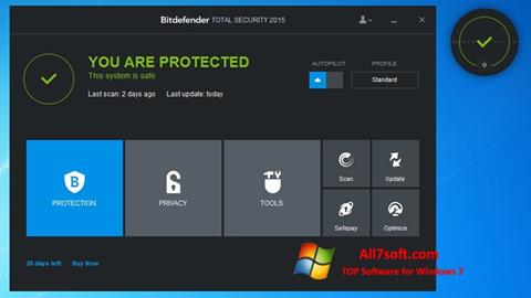 Screenshot Bitdefender per Windows 7