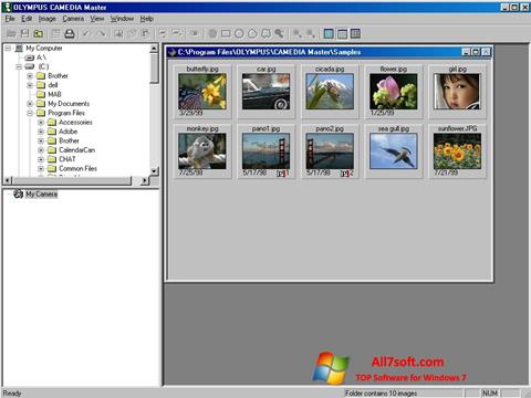Screenshot Olympus Master per Windows 7