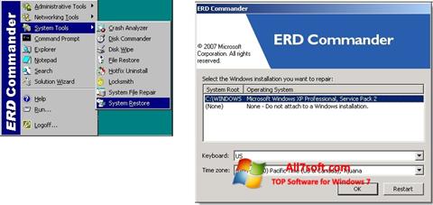 Screenshot ERD Commander per Windows 7