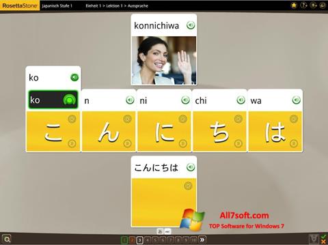 Screenshot Rosetta Stone per Windows 7
