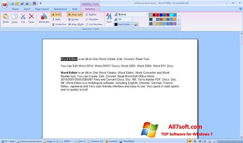 Screenshot DocX Reader per Windows 7