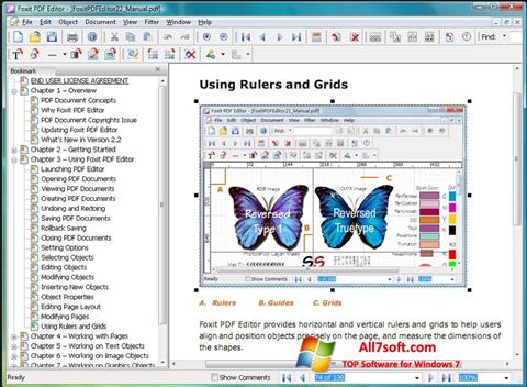 Screenshot Foxit PDF Editor per Windows 7