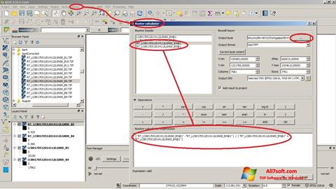 Screenshot QGIS per Windows 7