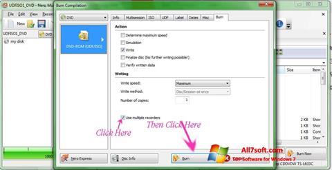 Screenshot Nero Image Drive per Windows 7