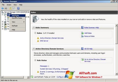 Screenshot Open Server per Windows 7