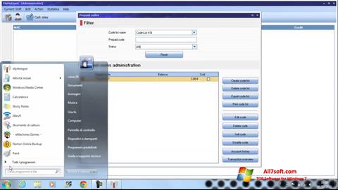 Screenshot MyHotspot per Windows 7