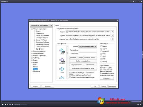 Screenshot Daum PotPlayer per Windows 7