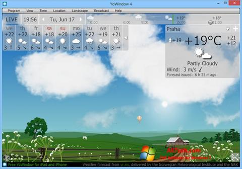 Screenshot YoWindow per Windows 7