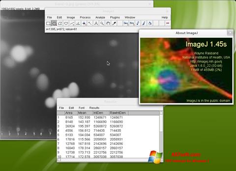 Screenshot ImageJ per Windows 7