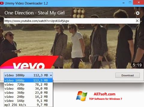 Screenshot Ummy Video Downloader per Windows 7