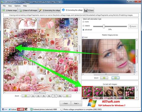 Screenshot Photo Collage per Windows 7