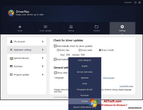 Screenshot DriverMax per Windows 7