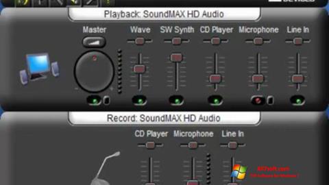Screenshot SoundMAX per Windows 7