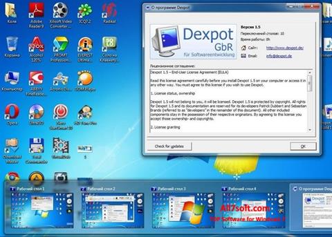 Screenshot Dexpot per Windows 7