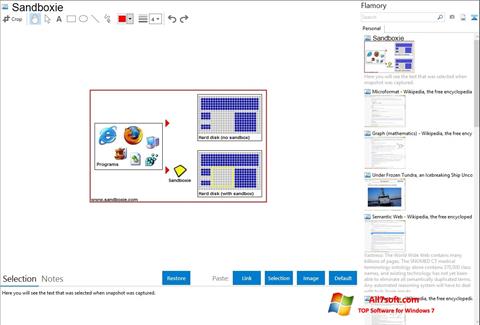 Screenshot Sandboxie per Windows 7