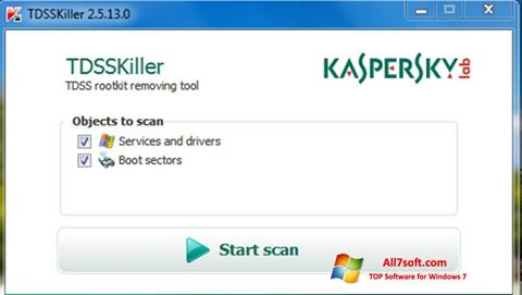 Screenshot Kaspersky TDSSKiller per Windows 7