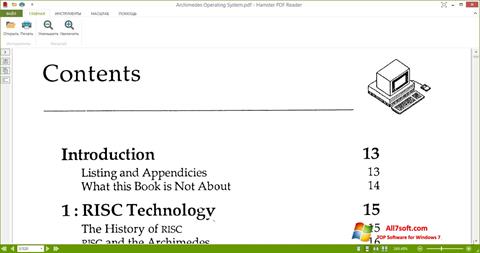 Screenshot Hamster PDF Reader per Windows 7