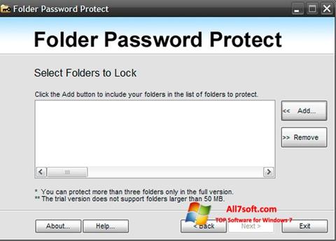 Screenshot Password Protect USB per Windows 7