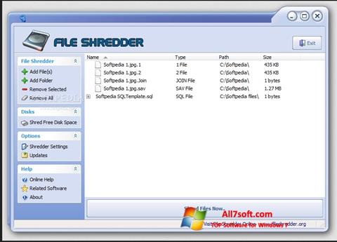 Screenshot File Shredder per Windows 7